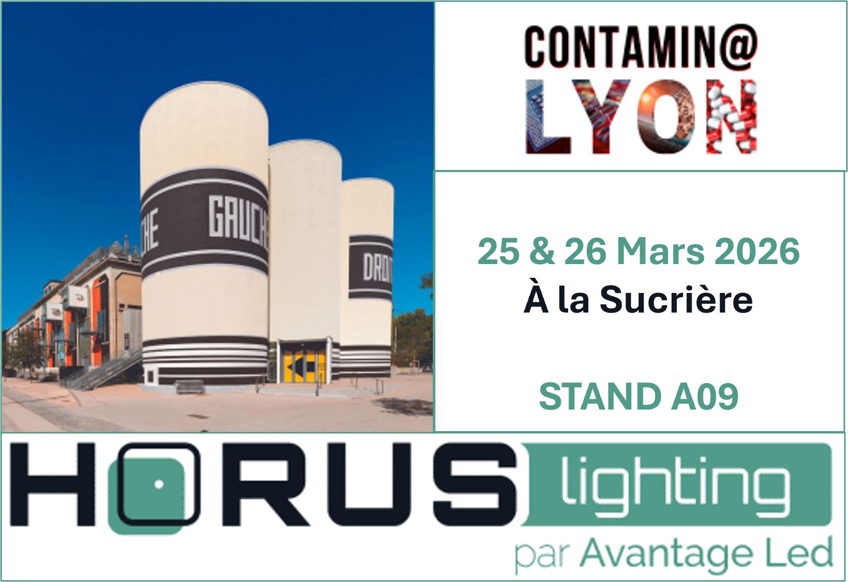 visuel-salon-contamin-lyon Horus Lighting participe au salon Contamin@Lyon
